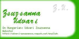 zsuzsanna udvari business card